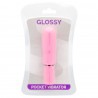 GLOSSY POCKET VIBRADOR ROSA INTENSO