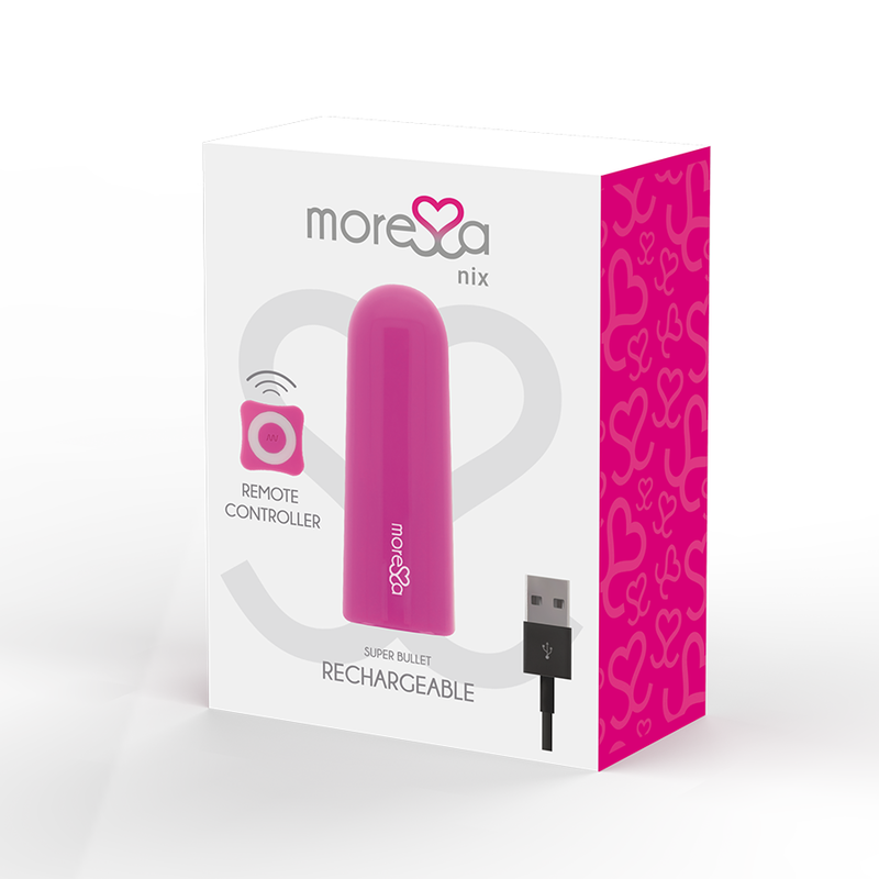 MORESSA NIX VIBRADOR CONTROL REMOTO ROSA