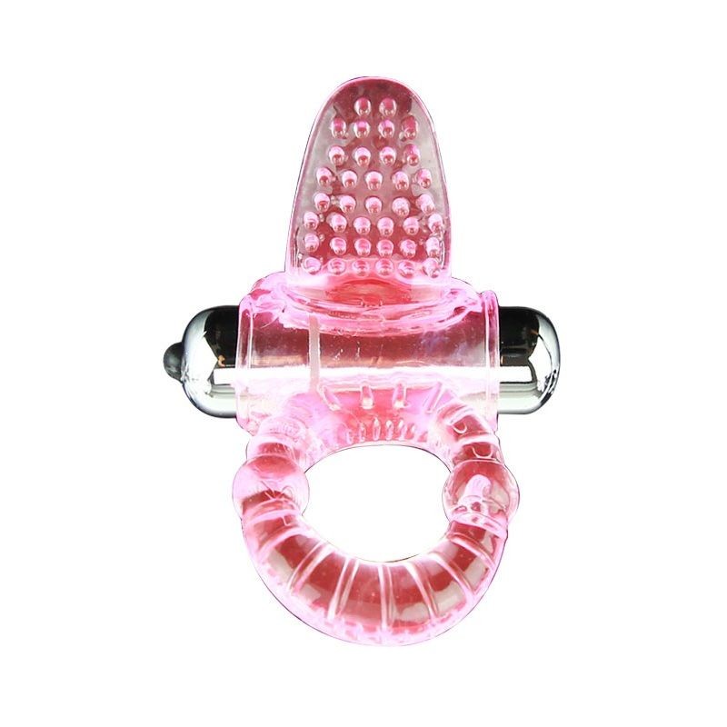 SWEET ABS 10 RITMOS RING ANILLO PENE VIBRADOR ROSA