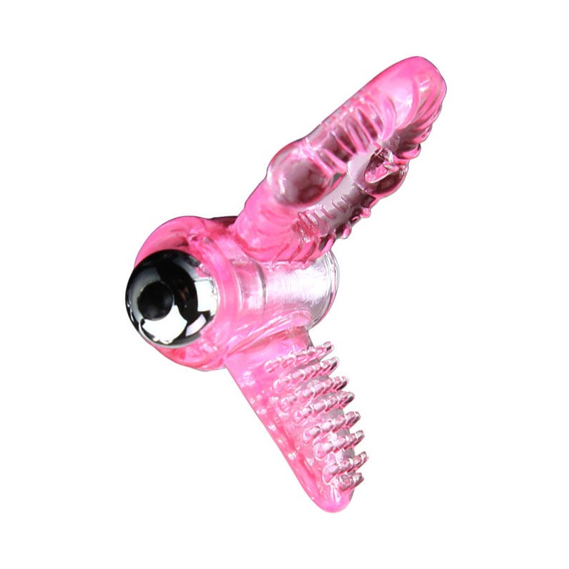 SWEET ABS 10 RITMOS RING ANILLO PENE VIBRADOR ROSA