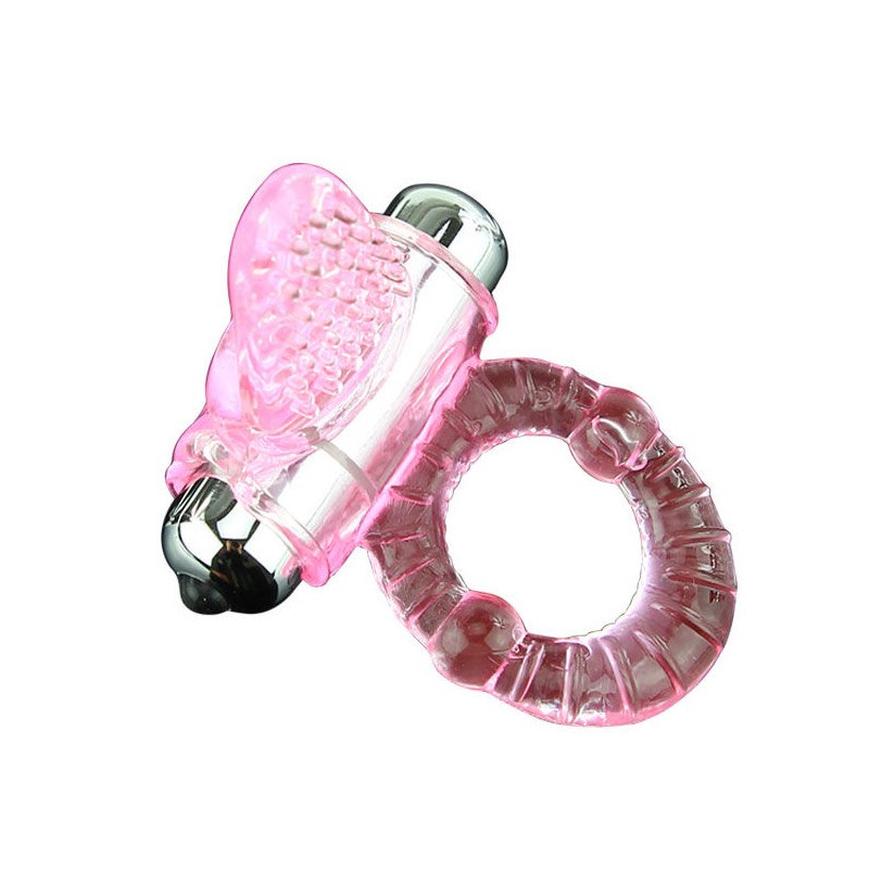 SWEET ABS 10 RITMOS RING ANILLO PENE VIBRADOR ROSA