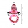 SWEET ABS 10 RITMOS RING ANILLO PENE VIBRADOR ROSA