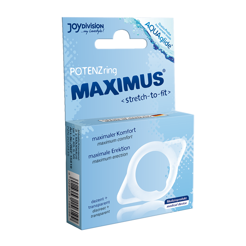 MAXIMUS PACK 3 ANILLOS XS + S + M