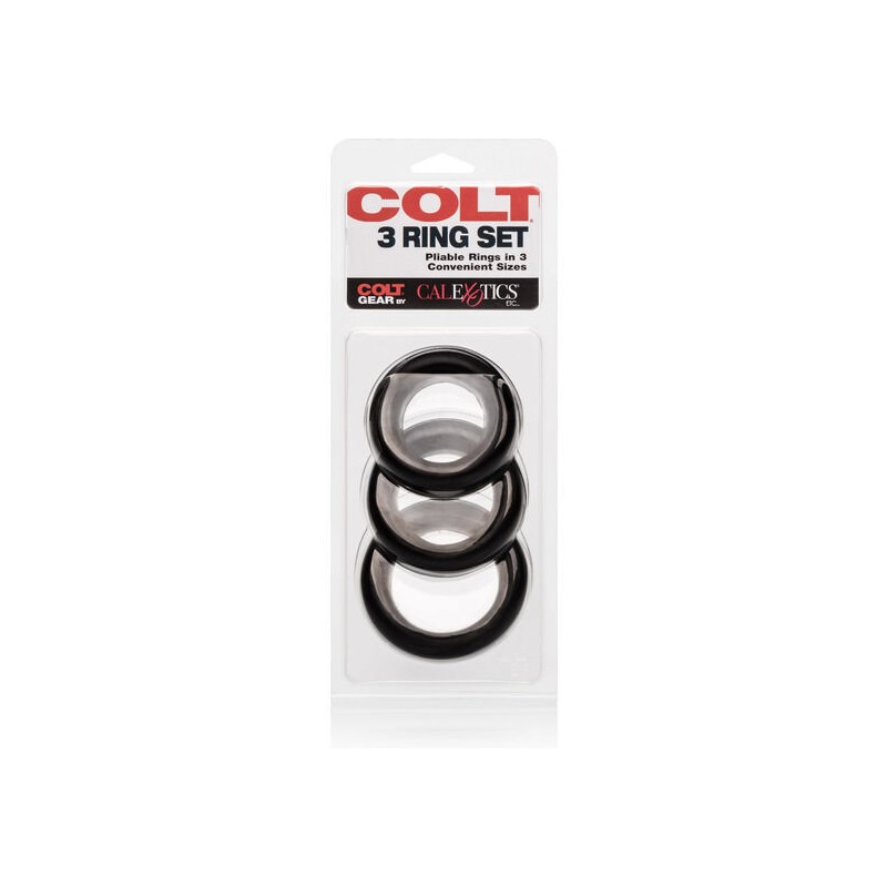 COLT SET 3 ANILLOS PENE Y TESTICULOS