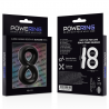 POWERING SUPER FLEXIBLE Y RESISTENTE ANILLO PENE Y TESTICULOS  PR12  NEGRO