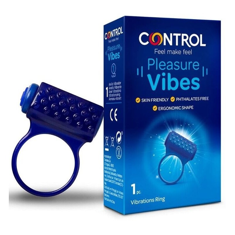 CONTROL PLEASURE VIBES ANILLO VIBRADOR