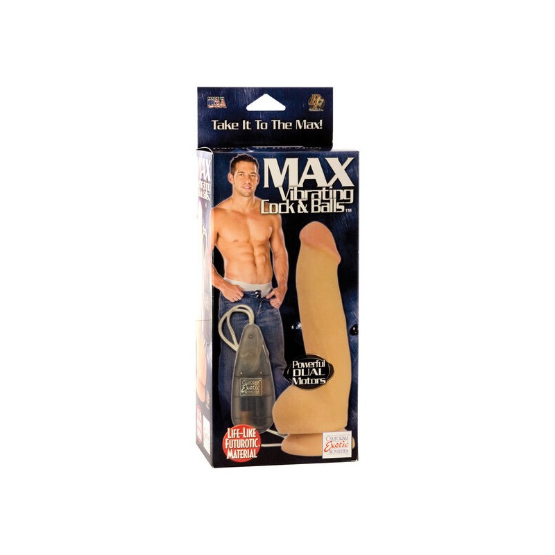 CALEX MAX PENE REALISTICO CON DOBLE VIBRADOR