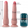 ROCKARMY DUAL DENSITY SHERMAN DILDO REALISTA 24CM