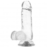 XRAY CLEAR DILDO REALISTA TRANSPARENTE 15.5CM X 3.5CM