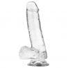 XRAY CLEAR DILDO REALISTA TRANSPARENTE 18.5CM X 3.8CM