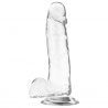 XRAY CLEAR DILDO REALISTA TRANSPARENTE 20CM X 4.5CM