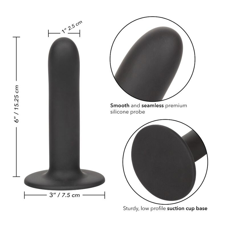 CALEX BOUNDLESS DILDO LISO 15.25 CM COMPATIBLE CON ARNES