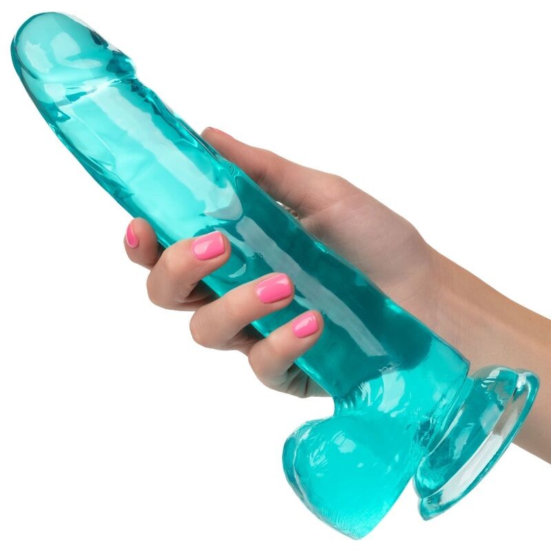 CALEX SIZE QUEEN DILDO - AZUL 20.3 CM