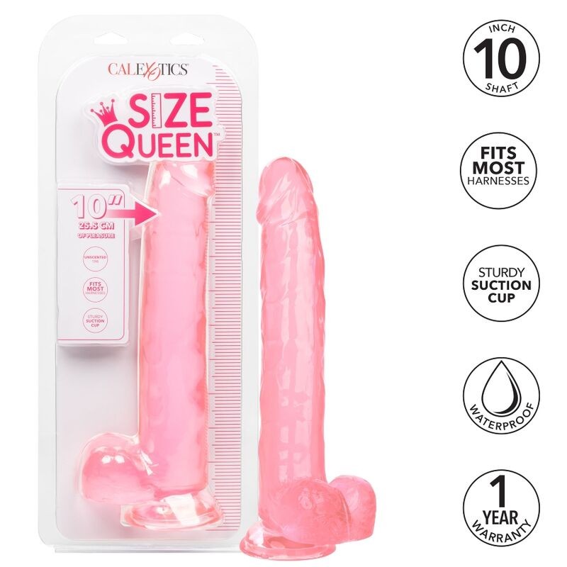 CALEX SIZE QUEEN DILDO - ROSA 25.5 CM