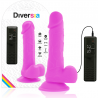 DIVERSIA DILDO FLEXIBLE CON VIBRACION 20.5 CM - LILA