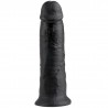 KING COCK 10" PENE NEGRO 25 CM