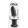 KING COCK 10" PENE NEGRO 25 CM