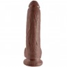 KING COCK 9" PENE REALISTICO MARRON 22.9CM