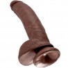 KING COCK 9" PENE REALISTICO MARRON 22.9CM