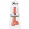 KING COCK DILDO REALISTICO UNCUT NATURAL 23 CM