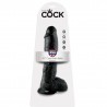 KING COCK 9" PENE REALISTICO MARRON 22.9CM