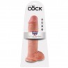 KING COCK 11" PENE REALISTICO NATURAL 28 CM