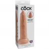 KING COCK DILDO REALISTICO UNCUT NATURAL 23 CM