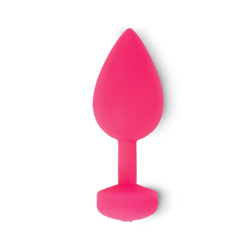 FUNTOYS GPLUG ANAL VIBRADOR RECARGABLE PEQUEÑO ROSA NEON 3CM