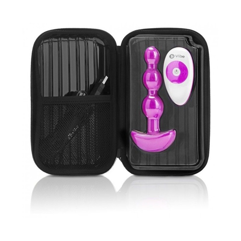 B-VIBE -TRIPLET ANAL CONTROL REMOTO BEADS ROSA