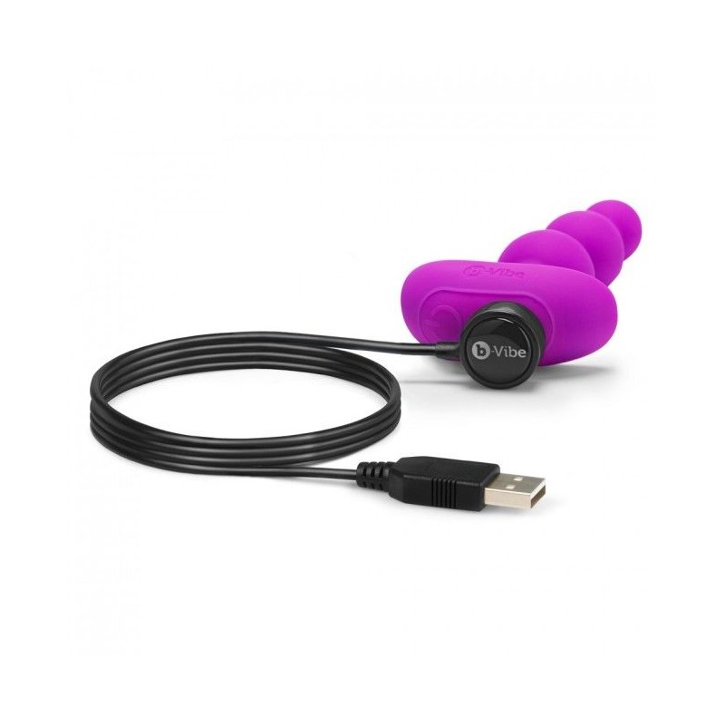 B-VIBE -TRIPLET ANAL CONTROL REMOTO BEADS ROSA