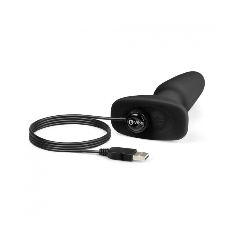 B-VIBE RIMMING CONTROL REMOTO ANAL PLUG 2 NEGRO