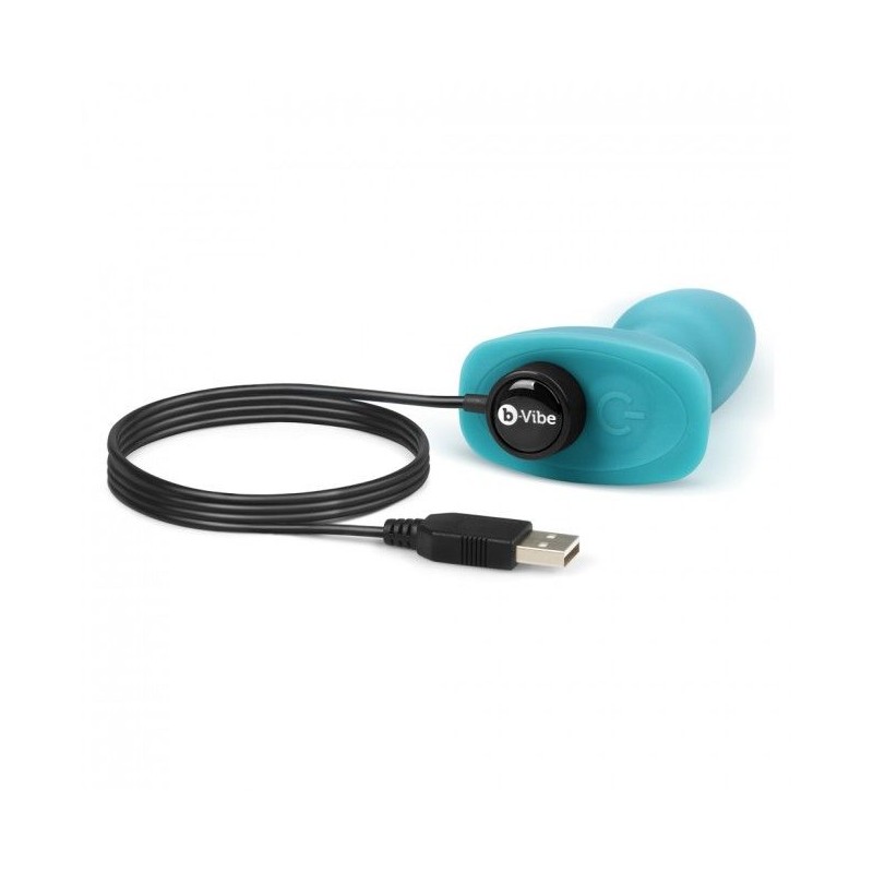 B-VIBE RIMMING CONTROL REMOTO ANAL PLUG  PETITE  TEAL