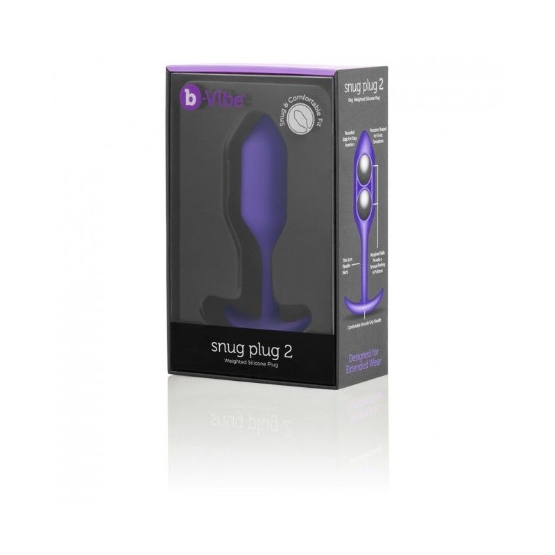 B-VIBE  SNUG PLUG ANAL 2 LILA