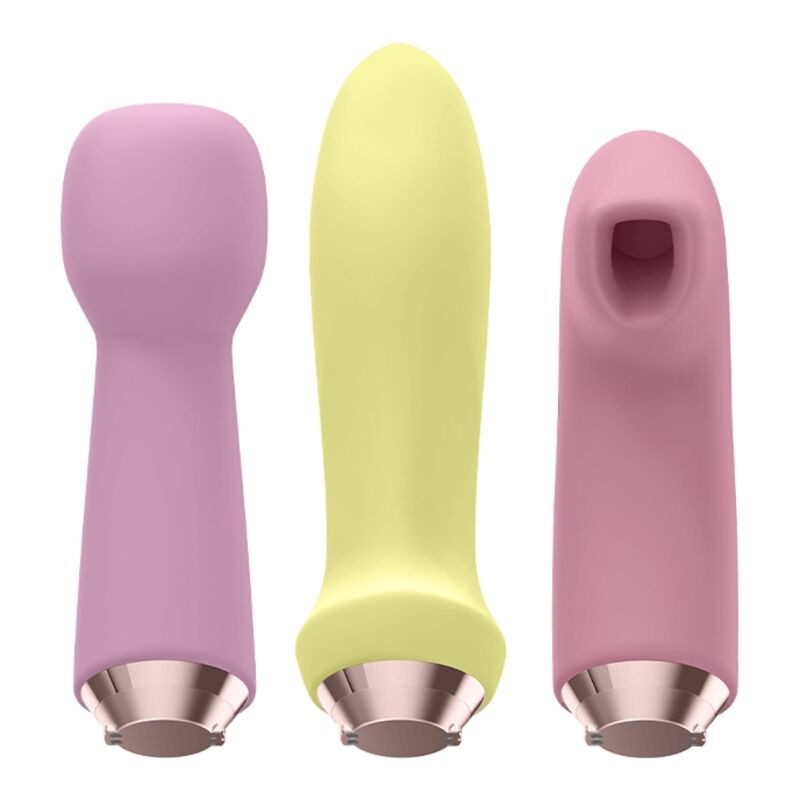 SATISFYER MARVELOUS FOUR - SET VIBRADOR & SUCCIONADOR