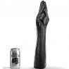 ALL BLACK - DILDO REALISTICO NEGRO SUAVE 20 CM