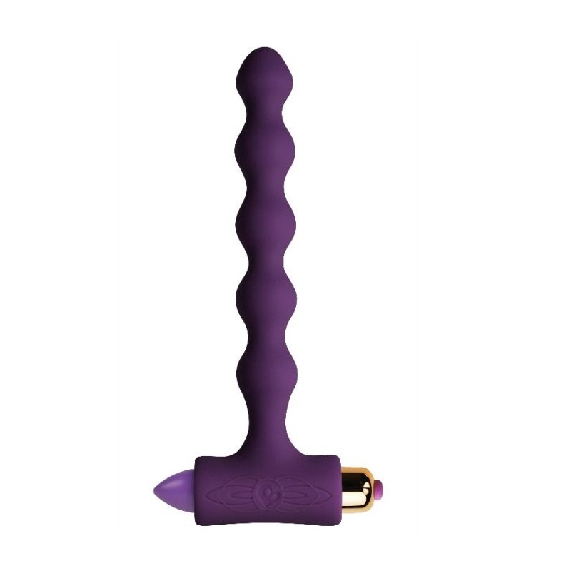 PLUG ANAL CON VIBRACIÓN Y ONDULACIONES PETITE SENSATIONS PEARLS