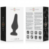 INTENSE ANAL PLUG PIPO M SILICONE NEGRO 11 CM