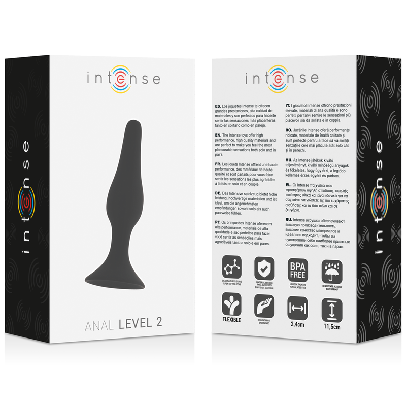 INTENSE ANAL LEVEL 2 11.5CM  NEGRO