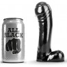 ALL BLACK DILDO 22 CM