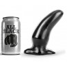 ALL BLACK DILDO REALISTICO 19CM