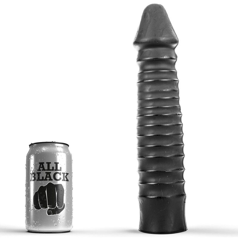 ALL BLACK DILDO 26CM