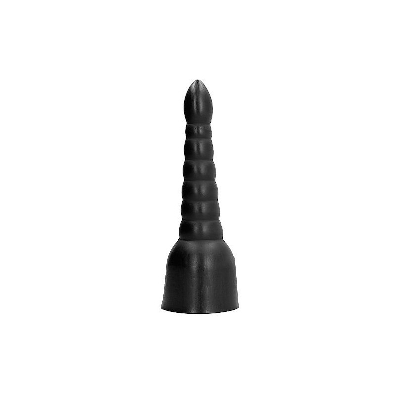 ALL BLACK DILDO 34CM