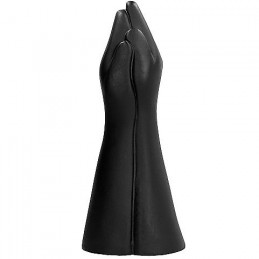 ALL BLACK - DILDO REALISTICO NEGRO SUAVE 20 CM