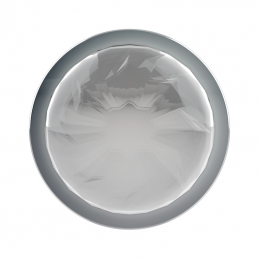 COQUETTE CHIC DESIRE PLUG ANAL DE METAL TALLA M CRISTAL CLEAR 3.5 X 8CM