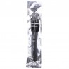 ALL BLACK BEADED DUCHA ANAL SILICONA 27CM