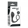 ADDICTED TOYS  PLUG ANAL CON ANILLO SILICONA NEGRO