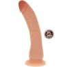 GET REAL - DILDO SILICONA 18 CM CON TESTICULOS NATURAL