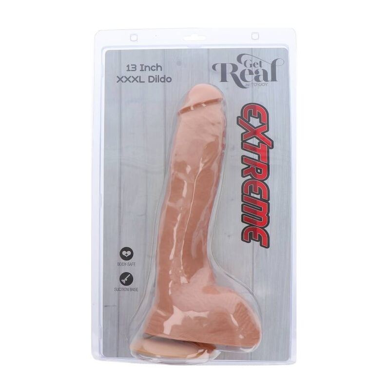 GET REAL - EXTREME XXXL DILDO 34 CM NATURAL