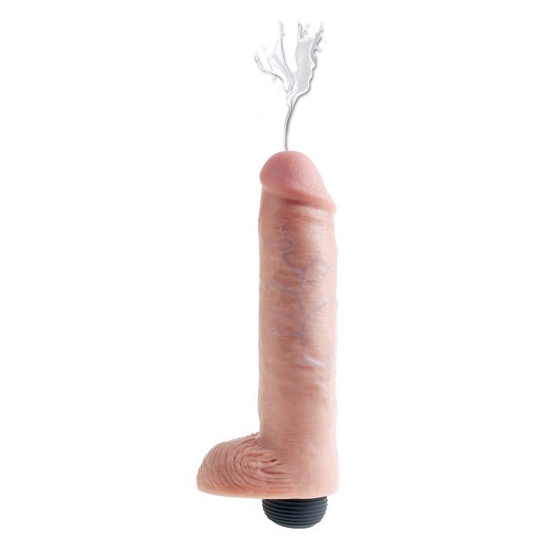 KING COCK PENE REALISTICO EYACULADOR NATURAL 25.40CM