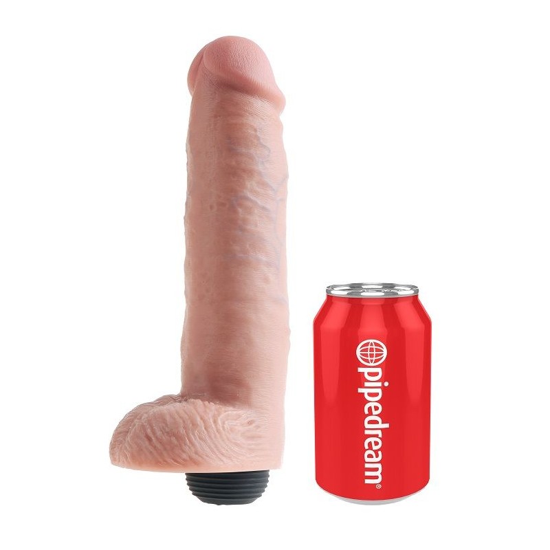 KING COCK PENE REALISTICO EYACULADOR NATURAL 25.40CM